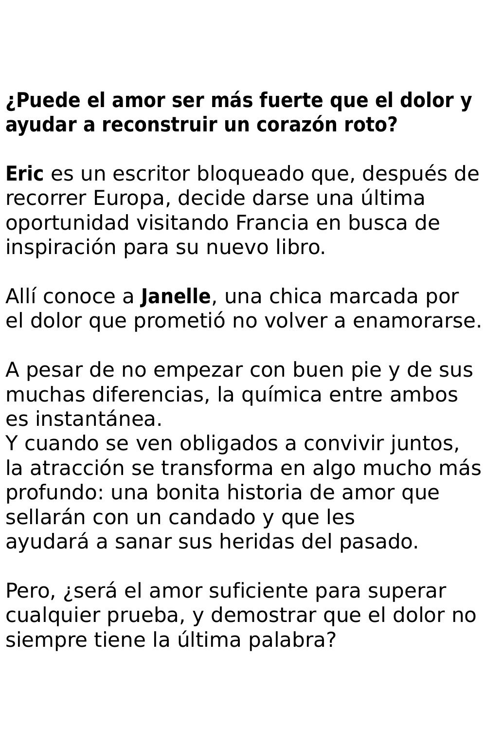 Sinopsis La chica que amaba...
